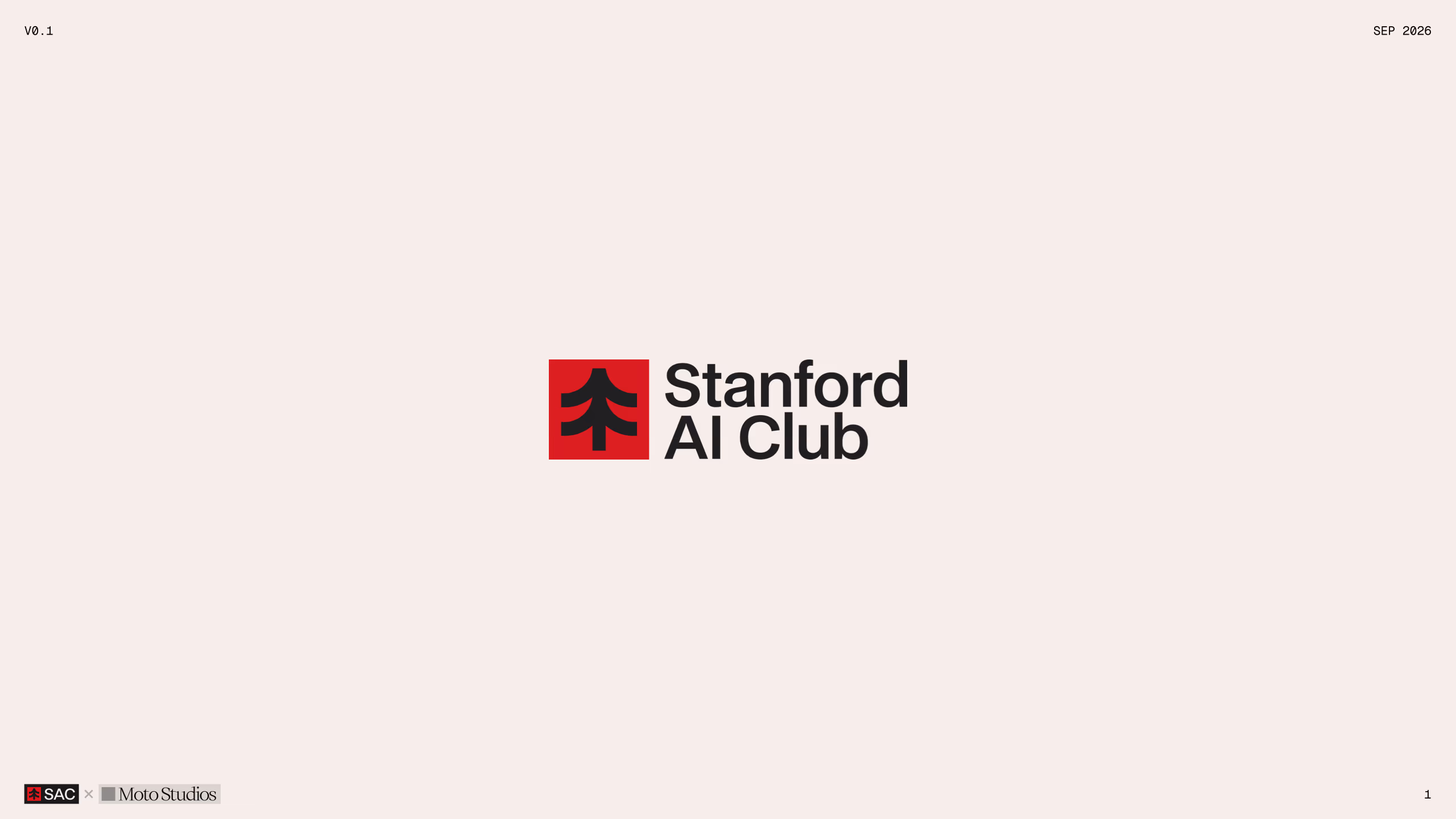 Stanford AI Club by Moto Studios, brand identity, 1