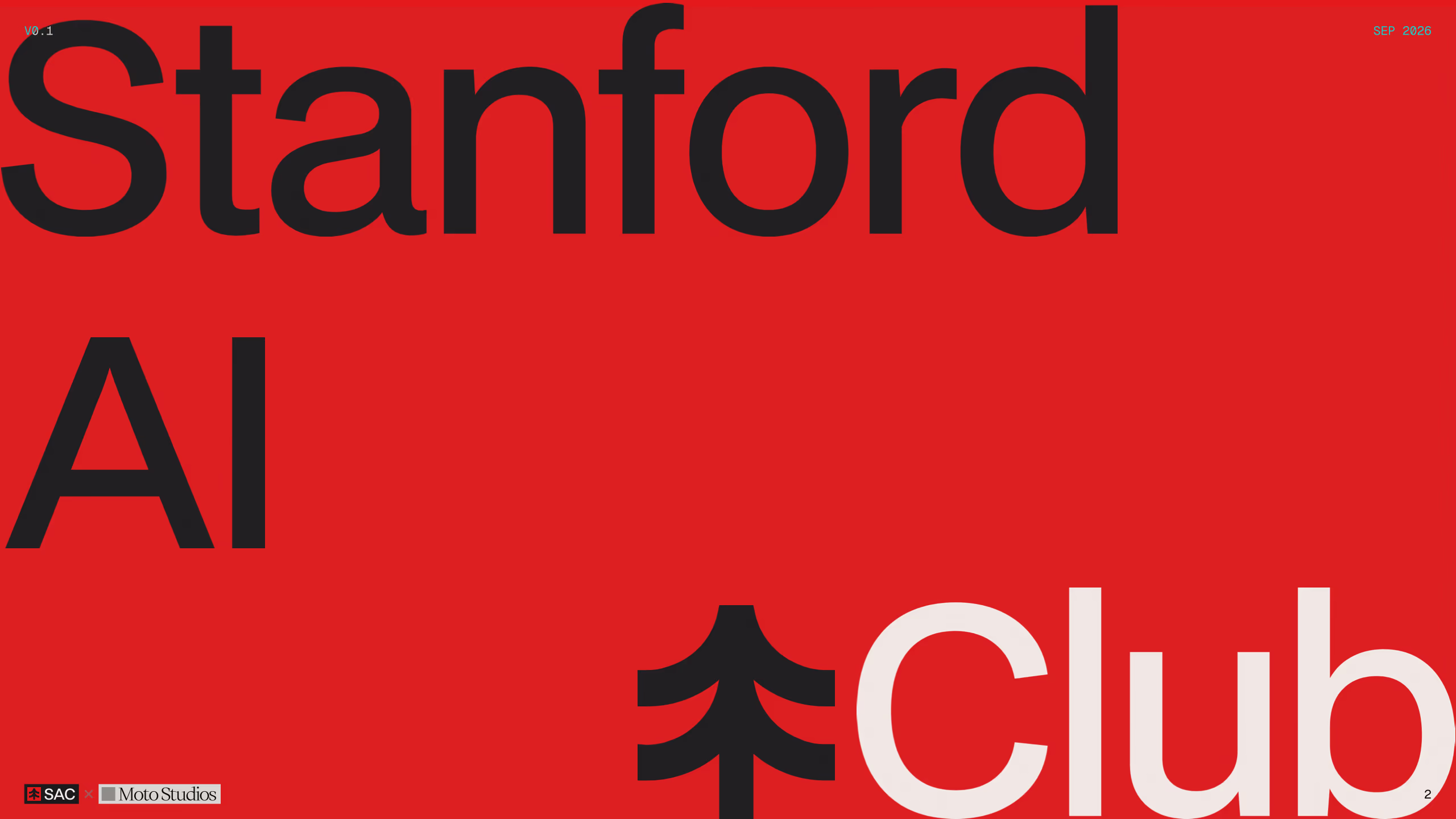Stanford AI Club by Moto Studios, brand identity, 2